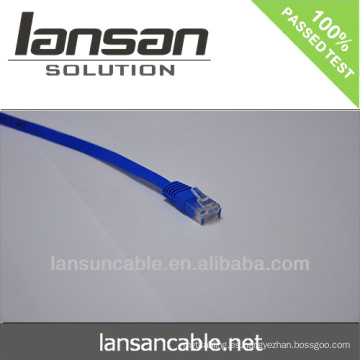 Cable flexible flexible del tipo del utp cat6 (certificados de CE / ROHS / ISO / UL / CCC)